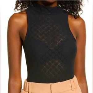 NWT🏷️Open Edit High Neck Bodysuit